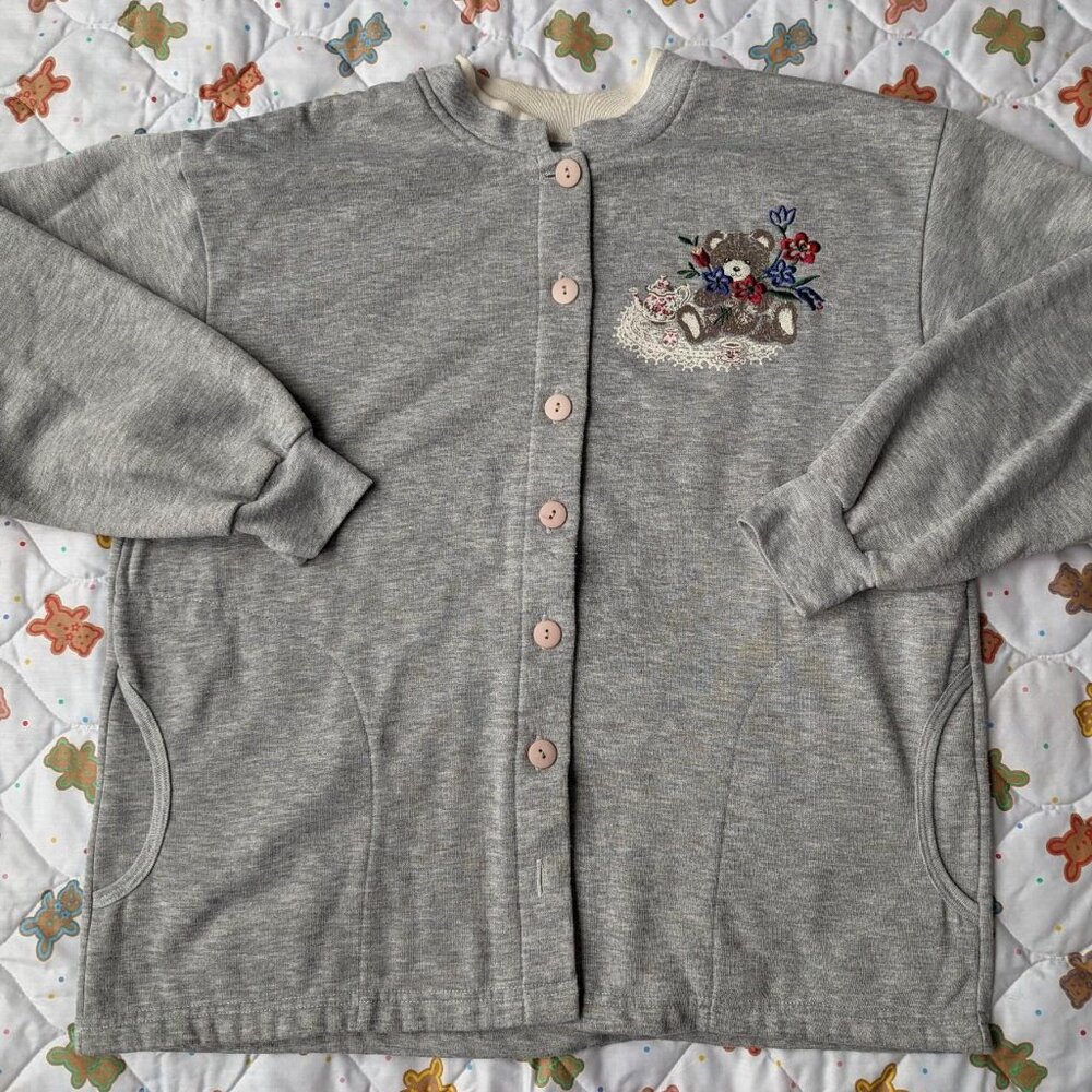 Teddy Bear Cardigan - Picture 5 of 8
